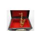 Miniblings Saxophone brooch saxophone with Sax saxophone box (jewelry)
