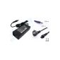 Power adapter - PC Portable Charger - 19V - 4.74A / 90W - 5.5 x 2.5 mm - Toshiba - Acer - Packard Bell, ASUS wikson®