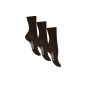 3, 6, or 9 pairs of ladies socks black, bamboo, hand-linked lace (without seam), super soft and comfortable, of VCA® (Textiles)