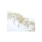 Beaded garland creme 5 pieces á 1,3m table decoration Wedding Christening Christmas (household goods)