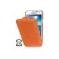 StilGut, UltraSlim, exclusive pocket for Samsung Galaxy S4 Mini (i9195), orange (Electronics)