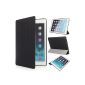 iHarbort® Apple iPad Air 2 Case - Ultra Slim Leather Case Cover Case Cover Stand Smart Cover Case for iPad Air 2 / iPad 6 generation, with Sleep / Wake-up function (iPad Air 2, Black) (Electronics)