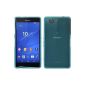Silicone Case for Sony Xperia Z3 Compact - transparent turquoise - Cover Cubierta PhoneNatic ​​+ protection film (Electronics)