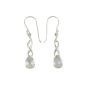 Indian fashion gemstone earring set moonstone jewelry gift 3.66 grams (jewelery)