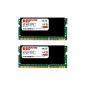 Komputerbay 8 GB (2 x 4) DDR3 SODIMM (204 pin) made with Hynix Semiconductor 1066Mhz PC3 8500 Apple 8GB SODIMM heat sink for the additional cooling (Accessory)