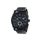Fossil - FS4552 - Men Watch - Quartz Analog - Black Dial - Black Steel Bracelet (Watch)