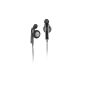 Sennheiser MX 65 VC Street II Stereo In-ear headphones (1.2 m cable length, Earadapterset, twist-to-fit rings S / M / L, carrying case, 2 year warranty) black / gray (Electronics)