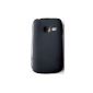 Black Gel Case Cover for Samsung S3570 Chat 357 Sylla (Electronics)