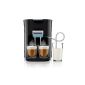 Philips Senseo HD7855 / 60OP Latte Duo Kaffeepadmaschine Free welcome pack, misty dawn / black (household goods)