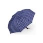 Umbrella, Plemo classic blue Automatic umbrella pocket umbrella umbrella (117 cm diameter) (Garden & Outdoors)