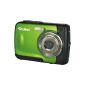 Rollei Sportsline 60 Digital Camera (5 megapixel, 8x digital zoom, 6 cm (2.4 inch) display, image stabilization, up to 3m waterproof) green (Electronics)