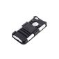 ATC Premium Plastic + silicone Flip Case with Holder / Spinal clamper for iPhone 5 5G (Elektronik)