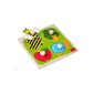 Jumbo D53010- Holzpuzzle bee, apple and worm 4 parts