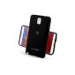 S Design TPU Silicone Case for Samsung Galaxy Note 3 N9000 N9005 - Hard Cover Back Cover - Black (Electronics)