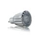 LE 7W GU10 LED lamp, LED Sharp Replaces 50W halogen lamp, warm white, bulbs, lamps