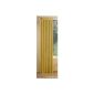 Attractive decor taffeta curtain, opaque and translucent, many modern colors, 245x140, gold, 20310