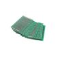 Xinte 10Stk.  Director 5x7cm plate hole plate frame plate hole PCB PCB panel frame plate frame strip (Tools & Accessories)