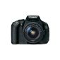 Canon EOS 600D (Kit) Digital Camera Black incl. Canon EF-S 18-55mm DC III Lens (Electronics)
