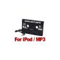 Car audio cassette adapter to 3.5mm jack for iPod / MP3 Player (Electronics)