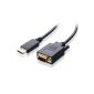 Cable Matters - Gilded DisplayPort to VGA Cable Black - 2m (Personal Computers)