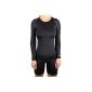 Gregster Ladies Compression Long Sleeve Shirt, Black (Sports Apparel)