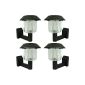 Solar Wall - 4 Pack - Includes connections - LED bulb