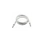 iProtect Jack Cable 3.5mm Male Stereo 1.0M High Quality White 3.5mm Aux Car audio cable for iphone ipod ipad MP3 Samsung Blackberry etc (Electronics)