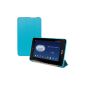 kwmobile® Slim Smart Cover Protective Case for Asus Memo Pad HD 7 ME173X in Light Blue (Electronics)