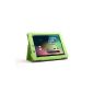 Intenso Tab 824 (8 inch) tablet PC Cover Case Bag Sleeve Case Cover with stand in Green (Electronics)