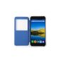 MegaTek® Cover Origin protective case in S-View Flip ZOPO ZP998 Octa Core Smartphone (Blue Color) (Electronics)