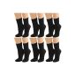 Lavazio® 6 12 24 or 48 pairs of warm and cuddly ladies thermo socks uni black (Textiles)
