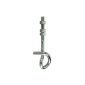 Connex DY270544 2 Safety swing hooks galvanized with metric threads and 3 nuts M12 x 180 (tool)