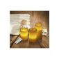 3 LED candles with remote control | 4-piece set atmospheric real wax candles with flickering flame for cozy evenings