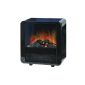 EWT Mini Cube black electric fireplace (household goods)