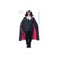Widmann 3586F - Dracula cloak, red / black, approx 135 cm (toys)