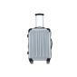 Twin roll silver 2048 suitcase suitcase trolley trolleys Hard XL plus 25% expansion (Misc.)