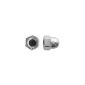 100 Hexagon cap nuts DIN 1587 Stainless steel A2 for M4