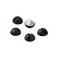Wentronic cable for desk black Set of 5 (optional)