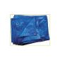 Blue tarpaulin 60 g / m², 8x10m tarpaulin tarpaulin tarpaulin for universal use