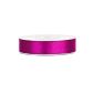 SiDeSo® pink satin ribbon 25m x 6mm wedding band antenna Dekoband gift ribbon bow ribbon