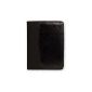 The cover Case Gecko Covers Kobo Aura HD genuine black leather for Aura HD Kobo e-reader eBook (Accessory)