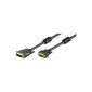 Wentronic DVI-I / VGA cable (DVI-I (12 + 5) connector on 15 pin HD connector) 2 m (accessories)
