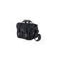 Billingham 335 Canvas Camera Bag, black with black leather edges (Accessories)