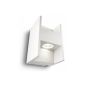 Philips Ledino LED wall light Metric, 2x 2.5W / 115 lm 2700K white 69087/31/16 (household goods)
