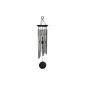 Woodstock Wind Chime Chakra Chime, Silver, 46.9 cm (garden products)