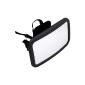 Venture baby backseat Mirror Black - the best super visibility angled convex security mirror with shatterproof design + 360 ° & Tilt function - support with 100% guarantee (Baby Product)
