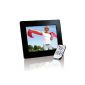Intenso PhotoBase Digital Photo Frame (20.3cm (8-inch) display, SD card slot, remote control) (Electronics)