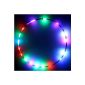 Hoopomania LED Hula Hoop 90cm with 22 lights and 7 changing colors, diameters (Misc.)
