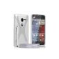 Yousave Accessories MO-ROLA-Z158P Silicone Case with Stylus for Moto X White (Accessory)