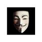 Resin mask Guy Fawkes V for Vendetta high quality handmade (Toy)